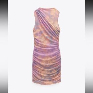 Short Sherbet Sleeveless Tulle Dress